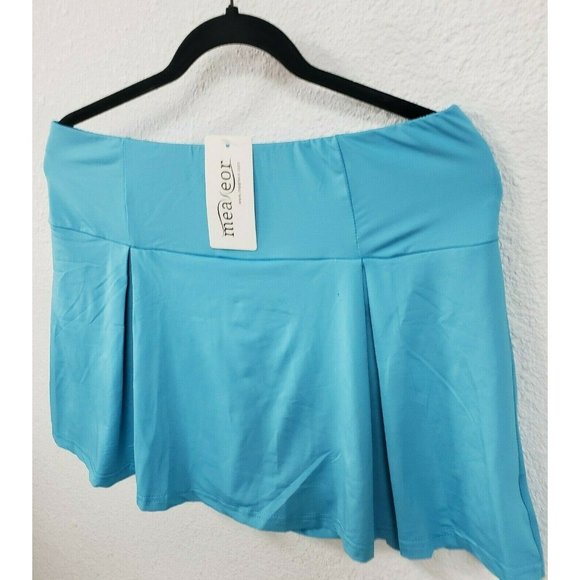 Meaneor Women's Active Casual Pleated Stretchy Li - Picture 2 of 5